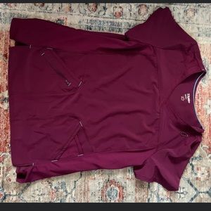 Barely worn, scrub top size large